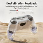 AOLION N10 Wireless Bluetooth Controller, Ergonomic Hall Effect Stick Gamepad, Compatible with PC, Steam, Switch, Accessories for Gamers