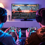 AOLION PC20 Wired Gaming Controller, RGB Transparent USB Gamepad with Turbo, Dual Vibration & Ergonomic Grip, Accessories for Gamers, Compatible with Windows PC, Switch, TV & PS3 Devices, summervibes