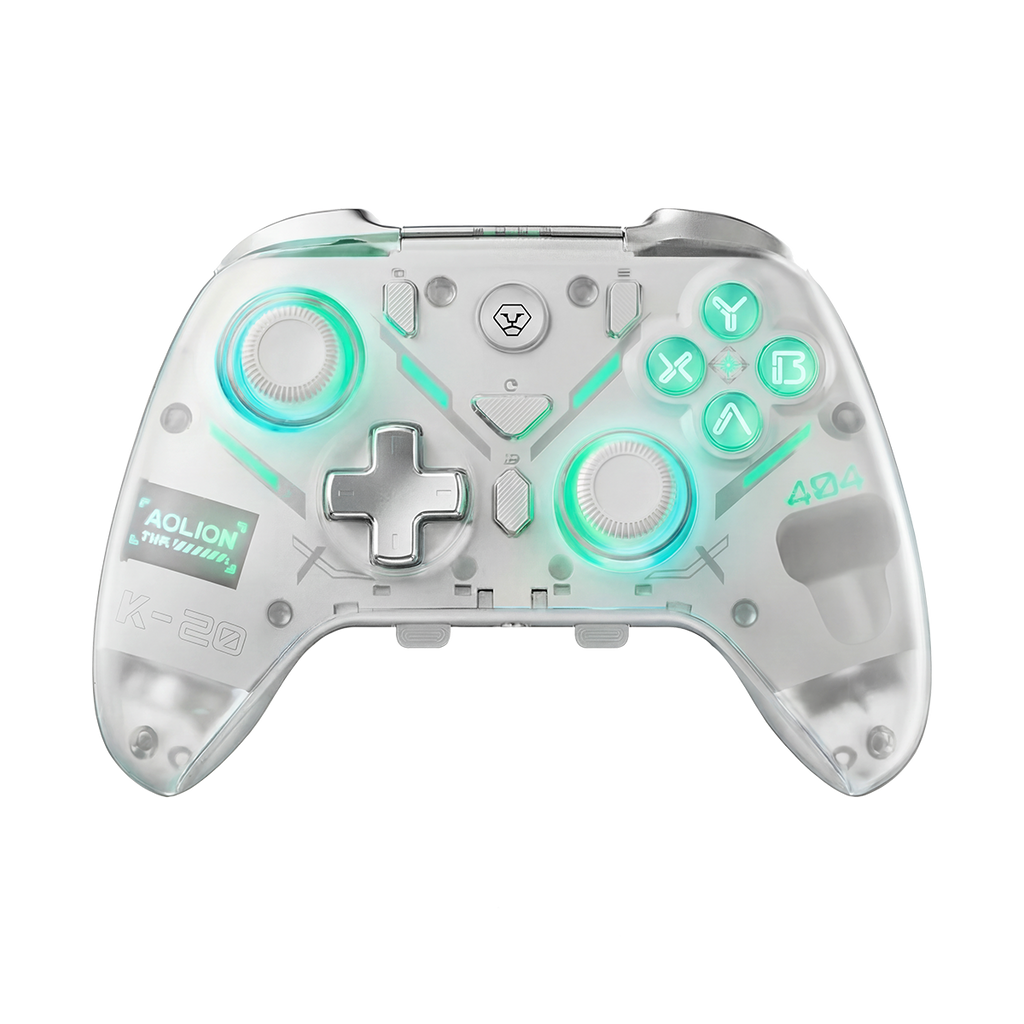 AOLION K20 Wireless Controller with Charging Dock for PC, Switch & Mobile