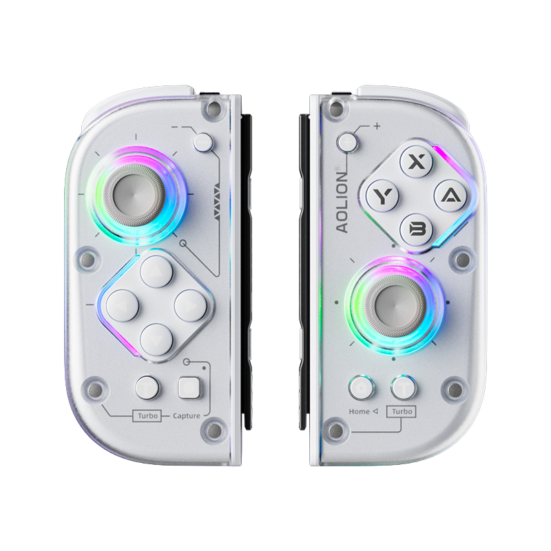 AOLION J20 Detachable Wireless RGB Game Controller for Switch