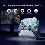 AOLION K20 Wireless Controller with Charging Dock for PC, Switch & Mobile