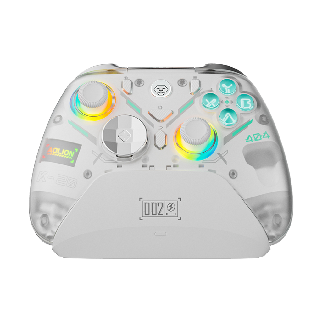 AOLION K20 Wireless Controller with Charging Dock for PC, Switch & Mobile