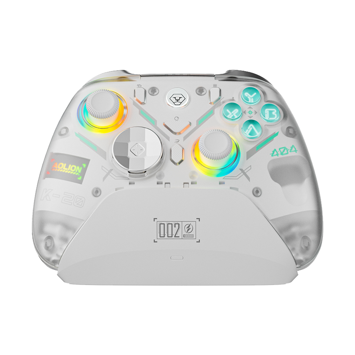 AOLION K20 Wireless Controller with Charging Dock for PC, Switch & Mobile