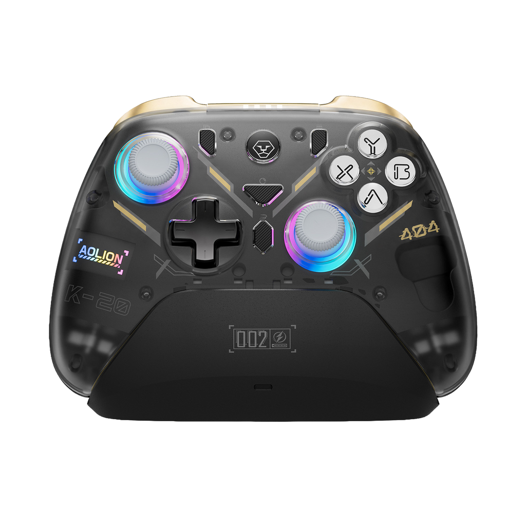 AOLION K20 Wireless Controller with Charging Dock for PC, Switch & Mobile