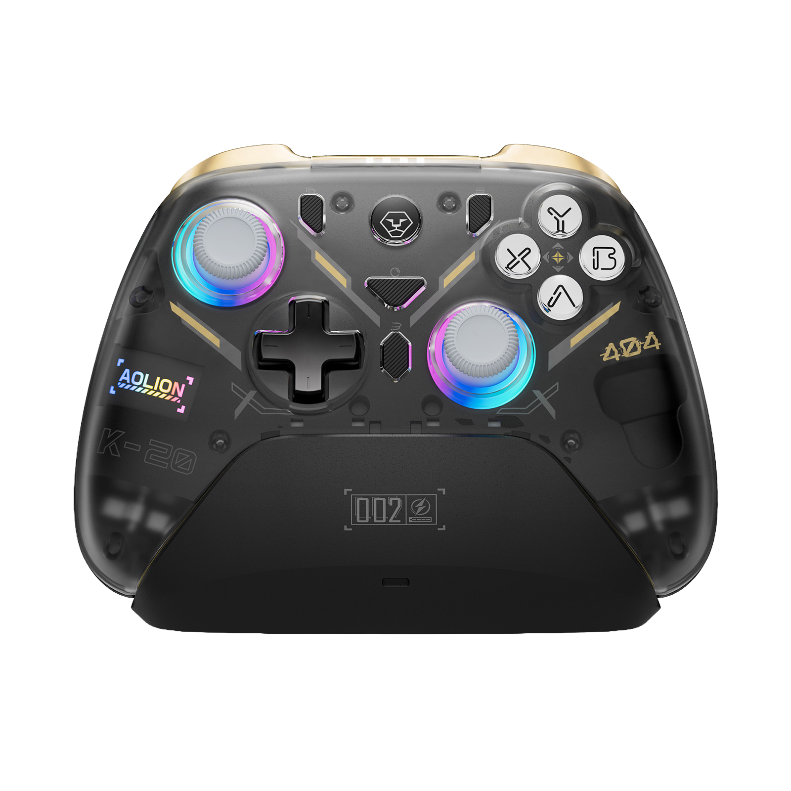 AOLION K20 Wireless Controller with Charging Dock for PC, Switch & Mobile
