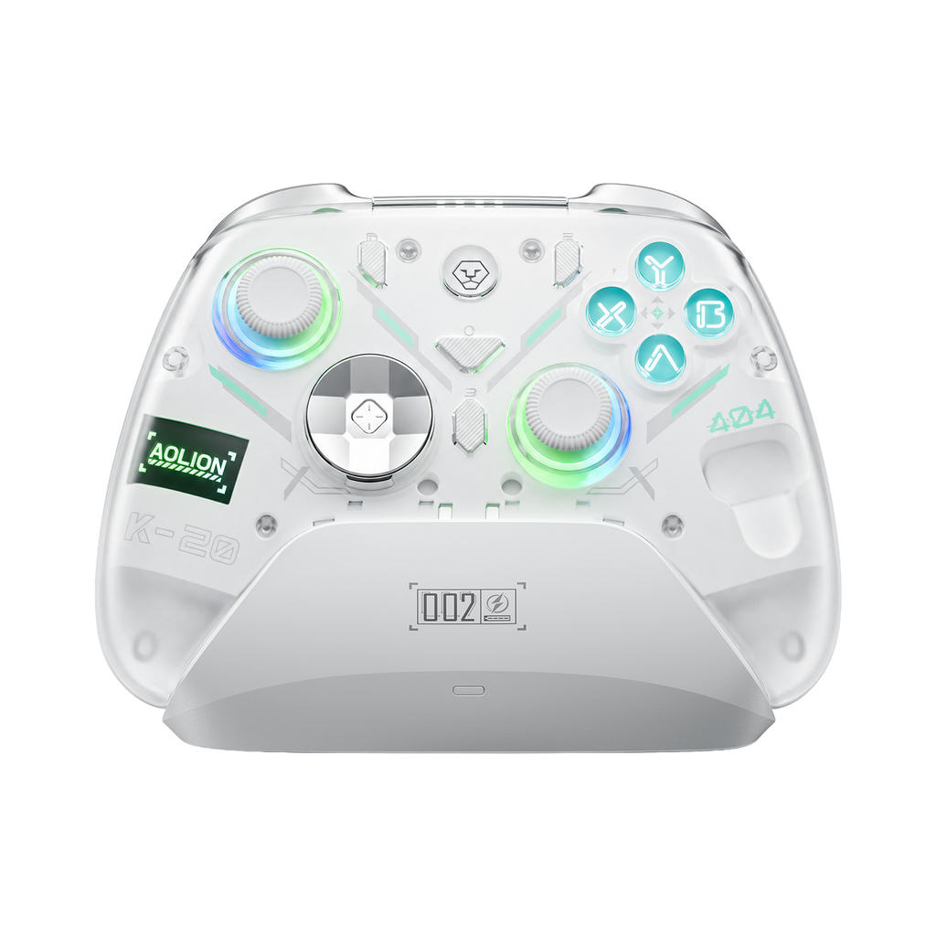 AOLION K20 Wireless Controller with Charging Dock for PC, Switch & Mobile