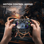 AOLION K30 TMR Wireless Controller with Charging Dock for PC, Switch & Mobile