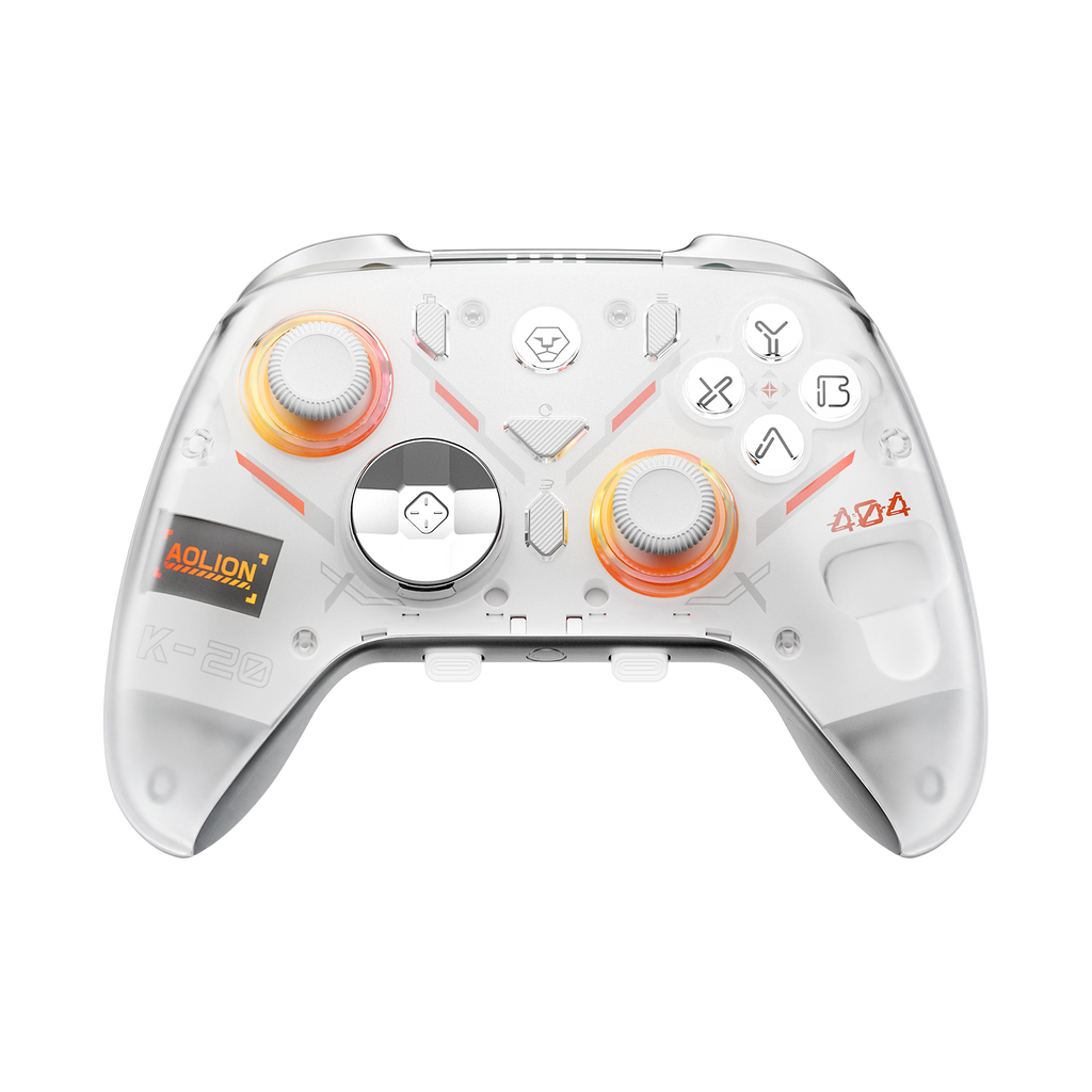 AOLION K20 TMR Wireless Controller with Charging Dock for PC, Switch & Mobile