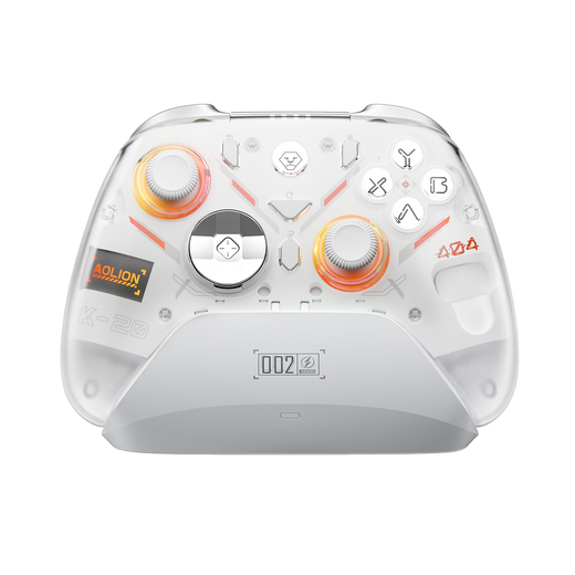 AOLION K20 TMR Wireless Controller with Charging Dockfor PC,Switch & Mobile