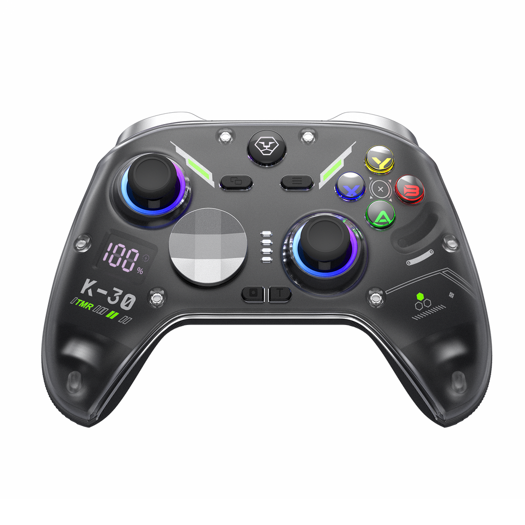 AOLION K30 TMR Wireless Controller with Charging Dock for PC, Switch & Mobile