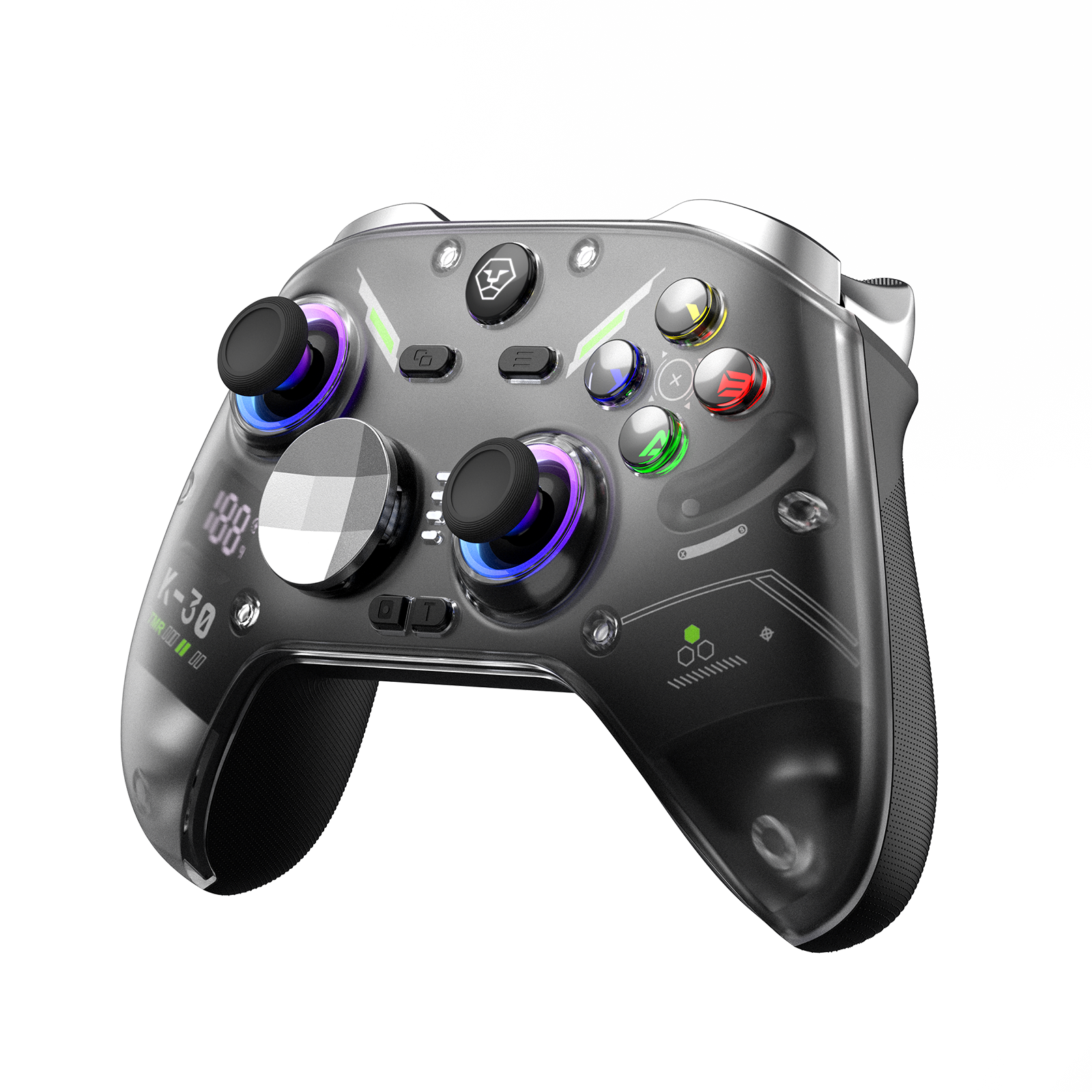 AOLION K30 TMR Wireless Controller with Charging Dock for PC, Switch & Mobile