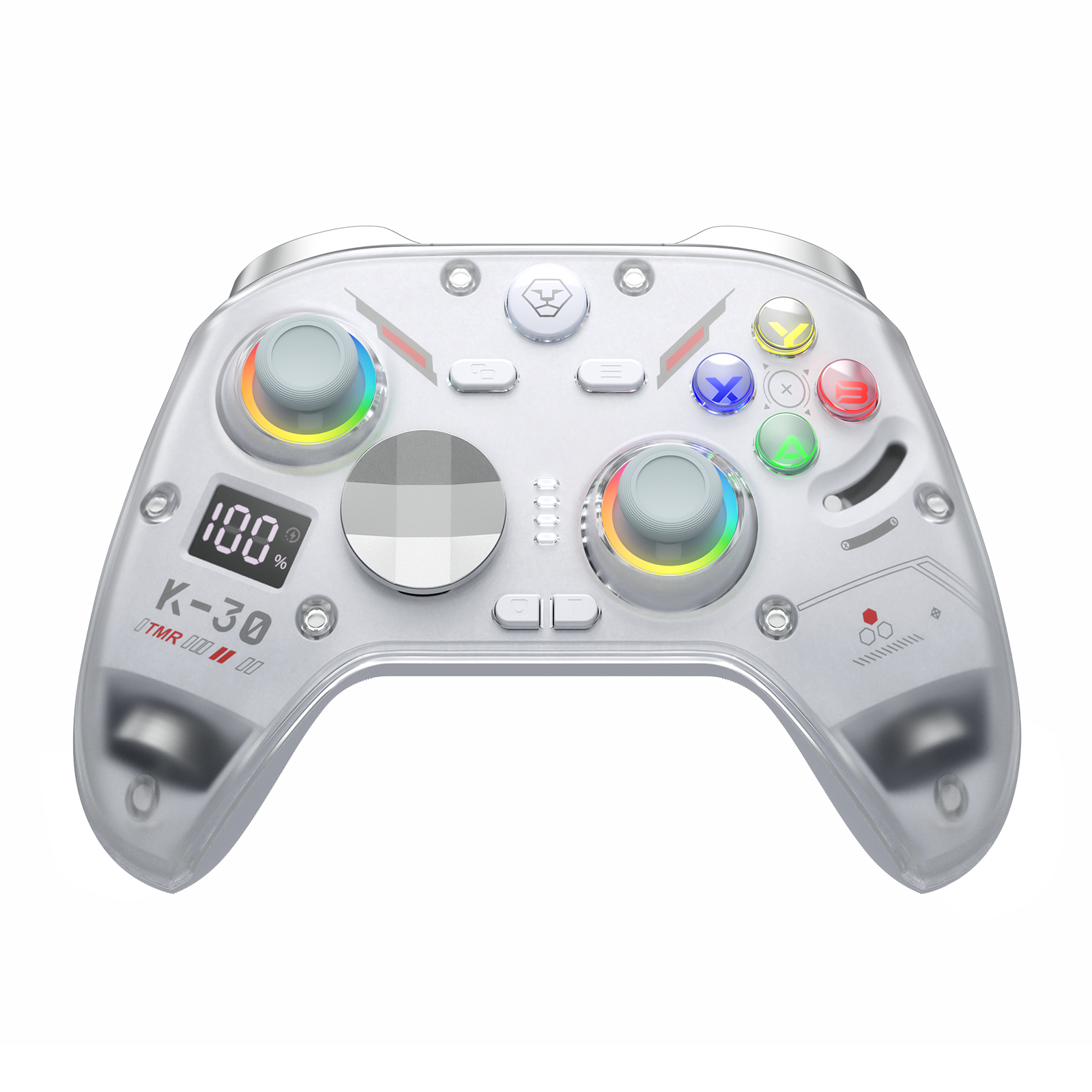 AOLION K30 TMR Wireless Controller with Charging Dock for PC, Switch & Mobile