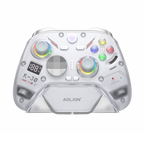 AOLION K30 white controller on a matching charging dock