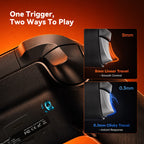 AOLION K30 TMR Wireless Controller with Charging Dock for PC, Switch & Mobile