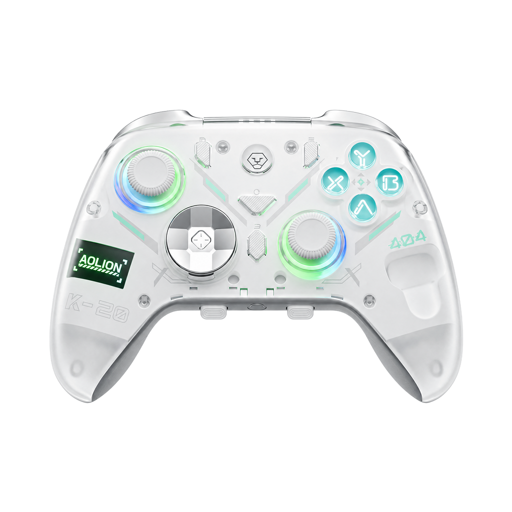AOLION K20 Wireless Controller with Charging Dock for PC, Switch & Mobile