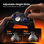 AOLION K30 TMR Wireless Controller with Charging Dock for PC, Switch & Mobile