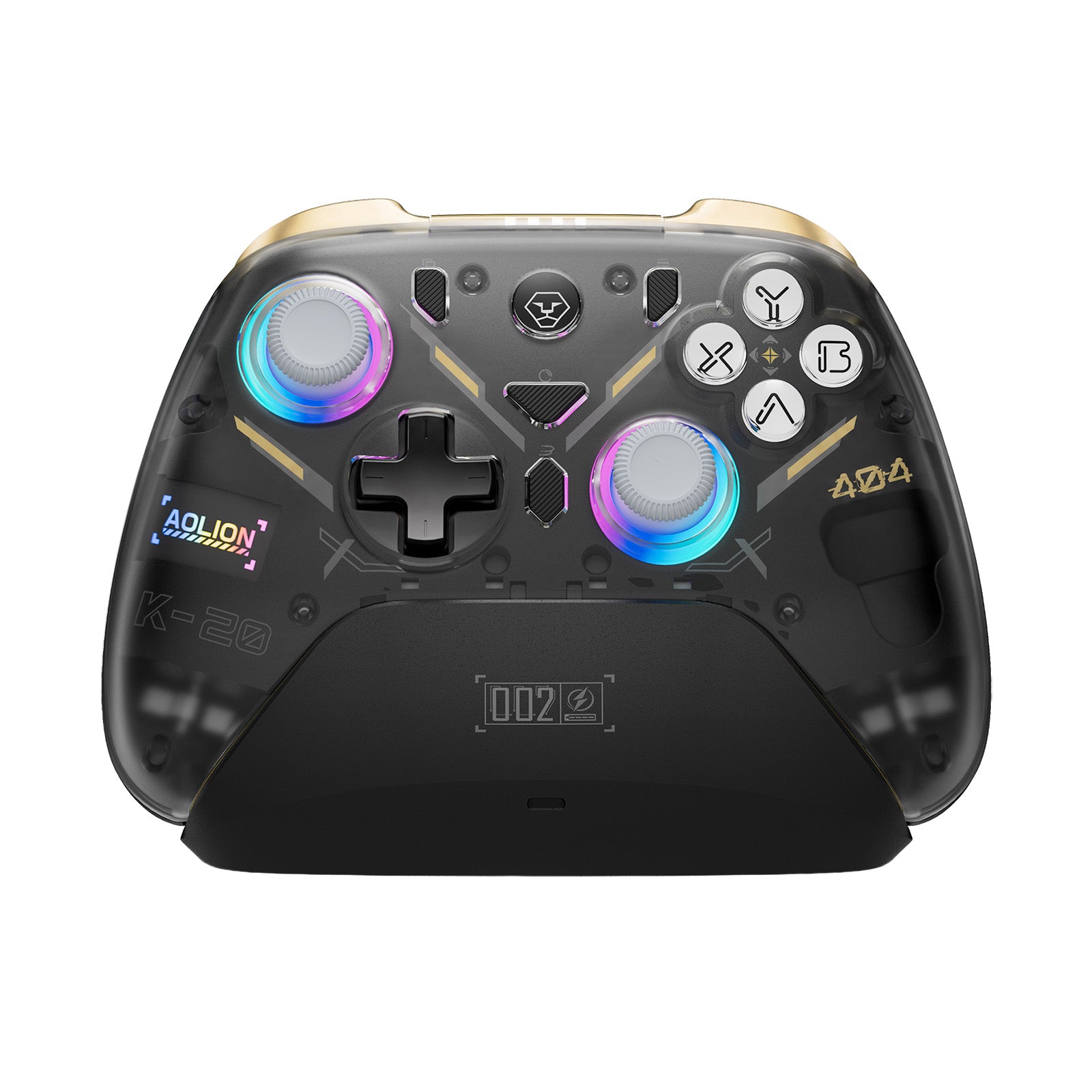 AOLION K20 Wireless Controller with Charging Dock for PC, Switch & Mobile
