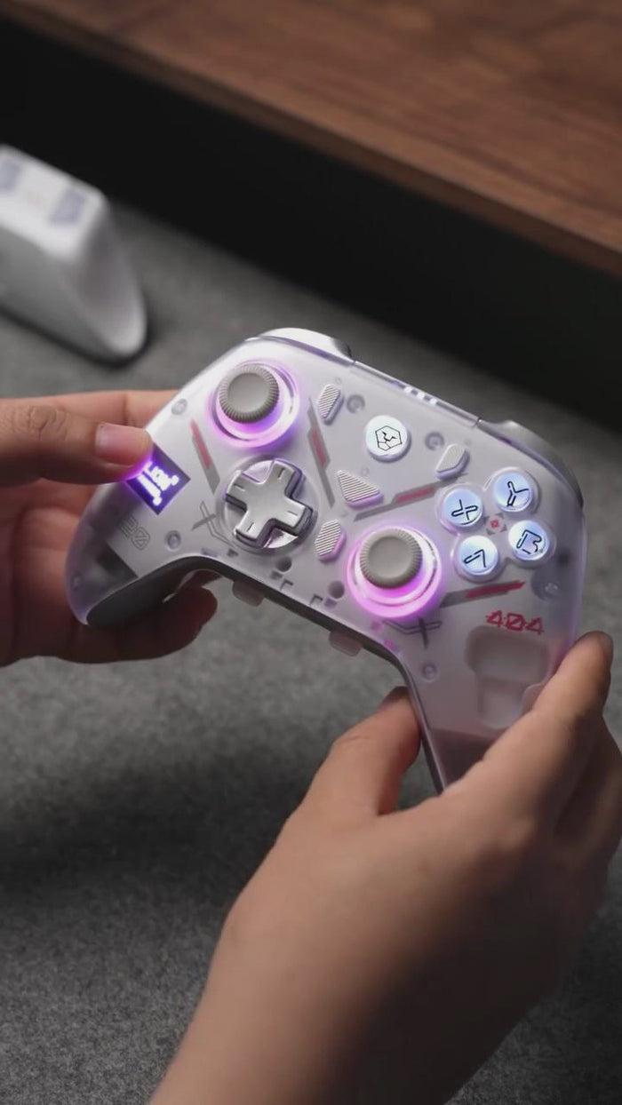 AOLION K20 Wireless Controller with Charging Dock for PC, Switch & Mobile(With Charging Dock) video preview