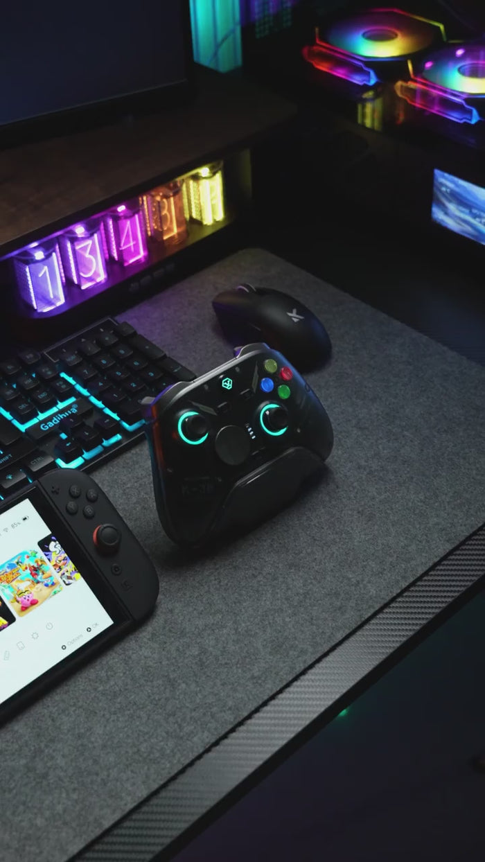 AOLION K30 TMR Wireless Controller for PC, Switch & Mobile video preview