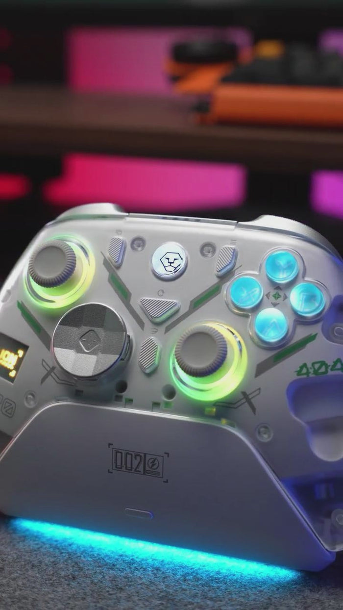 AOLION K20 Wireless Controller with Charging Dock for PC, Switch & Mobile(With Charging Dock) video preview