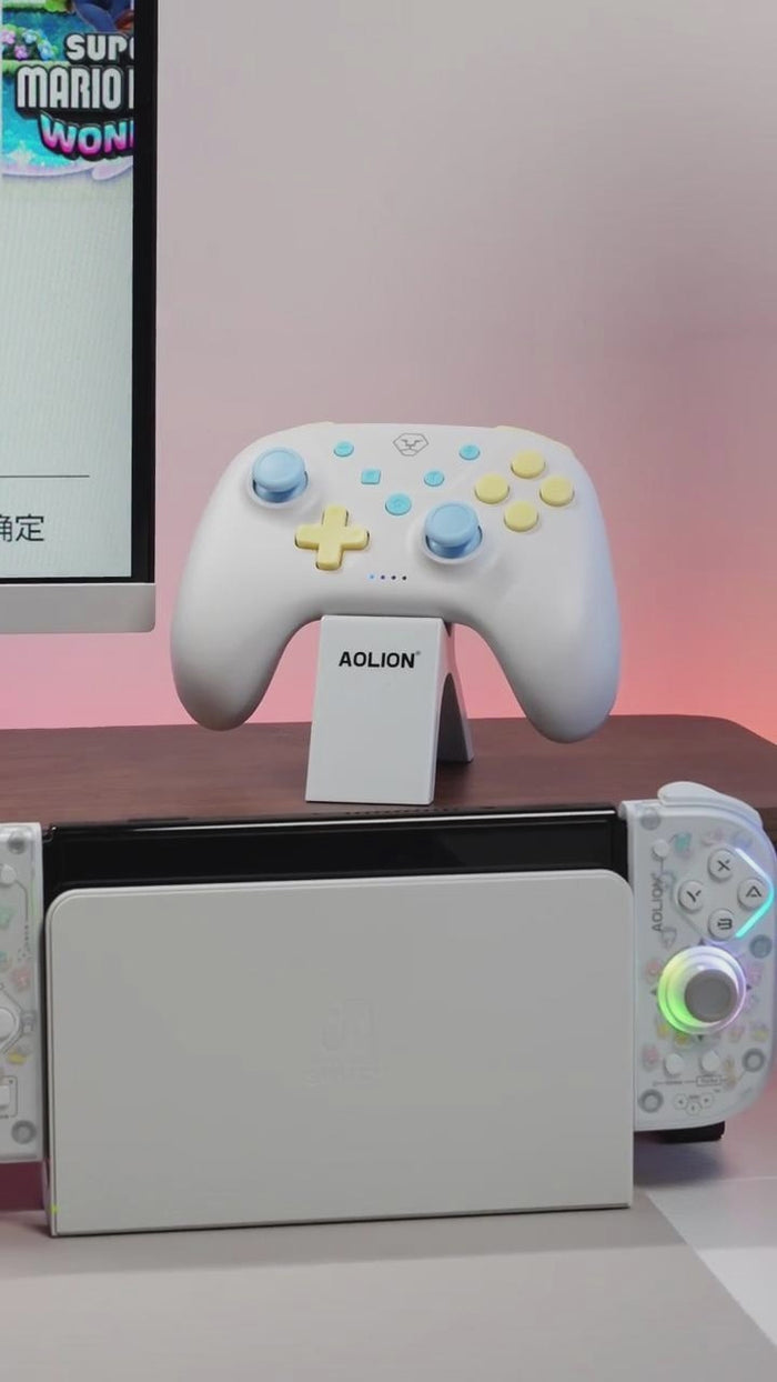 AOLION ROCOCO Light weight Wireless Controller for Switch, PC & Mobile video preview